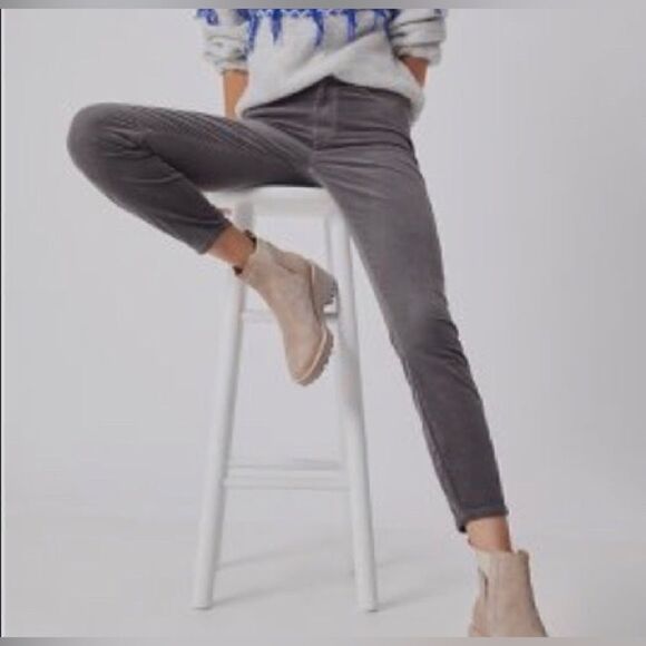 48. We the free high rise button fly western style washed black jeans 27 - Picture 1 of 5